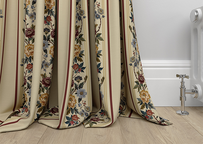 Jennys Stripe, Merlot - Made to Measure Curtains - Image 6